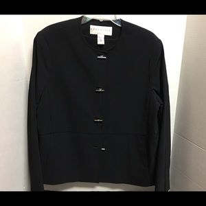 Doncaster Black jacket with toggle buttons